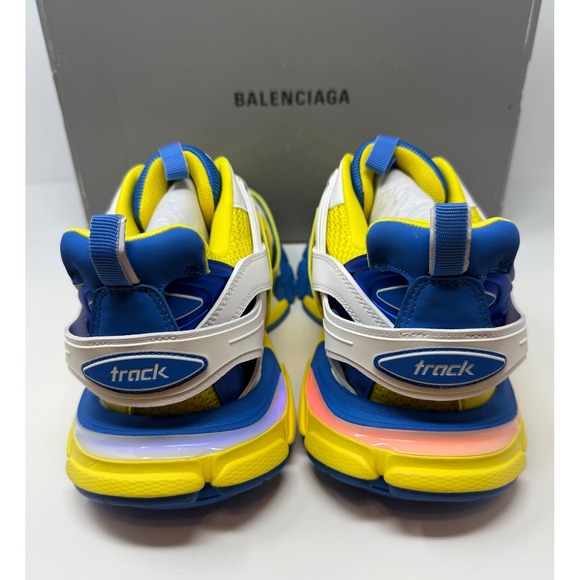 Balenciaga Track LED Sneaker Yellow/Blue Size 12 US 45 EU - Picture 5 of 10